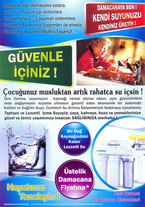 Kadirli Su Arıtma Sistemleri Nur-Su Bölge Bayi