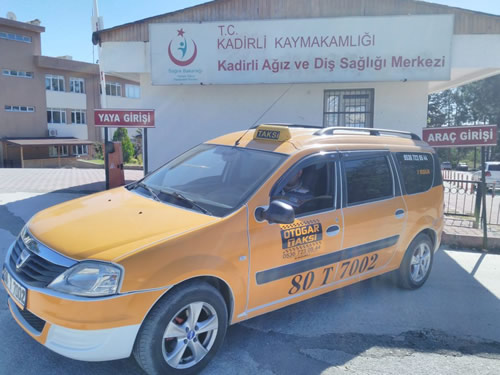 Kadirli Ağız ve Diş Sağlığı Merkezi Taksi Hizmeti